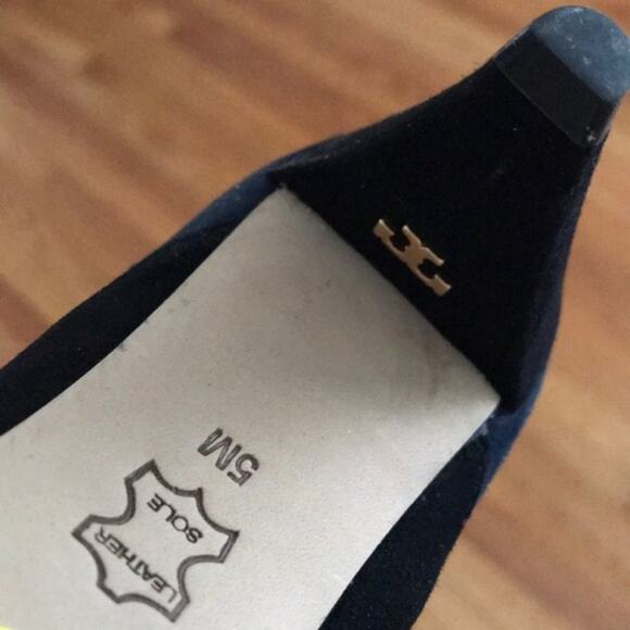 Tory Burch Embroidered Kitten Heel Suede Bootie - Picture 4 of 7